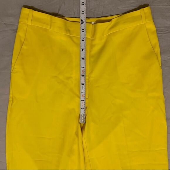 CHINTI & PARKER NWOT Wool Twill Cropped Trousers in Yellow - Picture 8 of 14